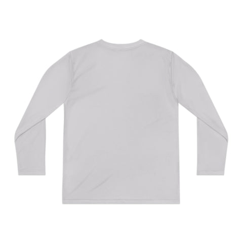 Youth Long Sleeve Performance Tee for Active Kids, Sports Shirt, Outdoor Play, Gym Wear, Comfortable Layering