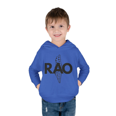 Cute Toddler Pullover Hoodie with RAO Design, Kids Fleece Hoodie, Toddler Clothing, Cozy Playwear, Gift for Children, Fun Casual Outfit