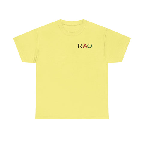 Unisex Cotton Tee - Minimalist RAO Design, Casual Wear, Gift for Him/Her, Birthday, Everyday Fashion, Graphic Tee