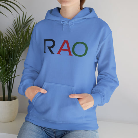 Minimalist RAO Unisex Hooded Sweatshirt - Casual Comfort for Every Occasion