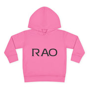 Stylish Toddler Pullover Fleece Hoodie with RAO Design, Cozy Kids Hoodie, Unique Gift for Toddlers, Baby Shower Present, Everyday Wear
