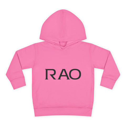 Stylish Toddler Pullover Fleece Hoodie with RAO Design, Cozy Kids Hoodie, Unique Gift for Toddlers, Baby Shower Present, Everyday Wear