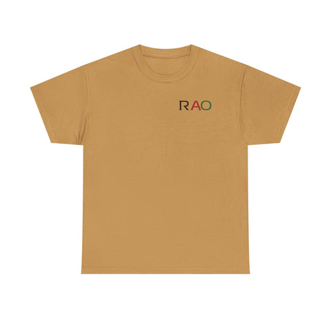 Unisex Cotton Tee - Minimalist RAO Design, Casual Wear, Gift for Him/Her, Birthday, Everyday Fashion, Graphic Tee