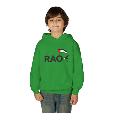 Palestinian Pride Youth Hoodie, Statement Sweatshirt, Gift for Activists, Casual Wear, Comfortable Streetwear, Cultural Expression