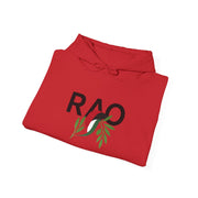RAO Unisex Hoodie | Resistance Against Oppression Logo with Olive Leaves | Cultural Streetwear, Comfortable Eco-Friendly Fashion