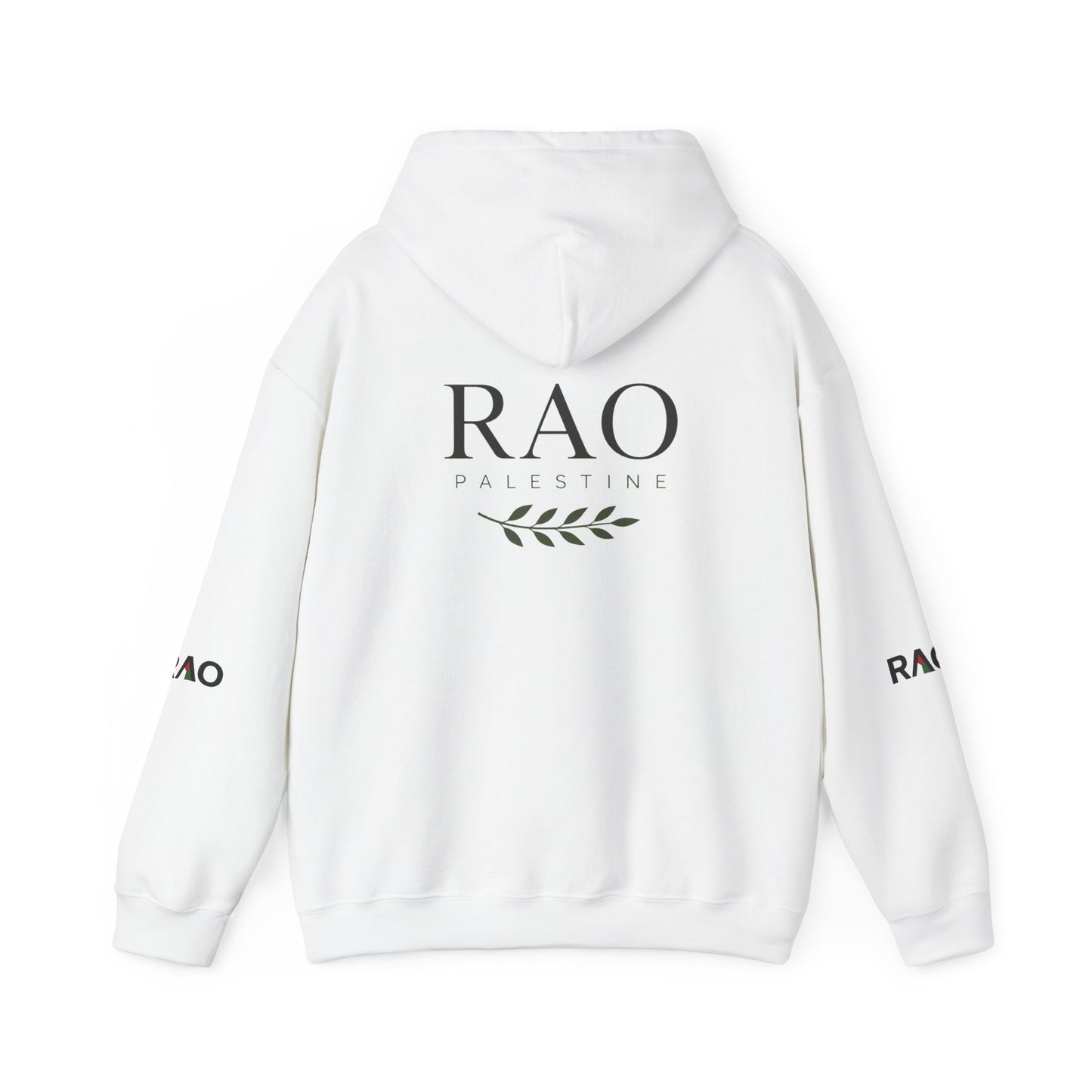 RAO Signature Palestine Hoodie | Premium Olive Branch Pullover | Minimalist Unisex Streetwear