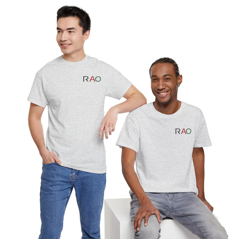 Unisex Cotton Tee - Minimalist RAO Design, Casual Wear, Gift for Him/Her, Birthday, Everyday Fashion, Graphic Tee