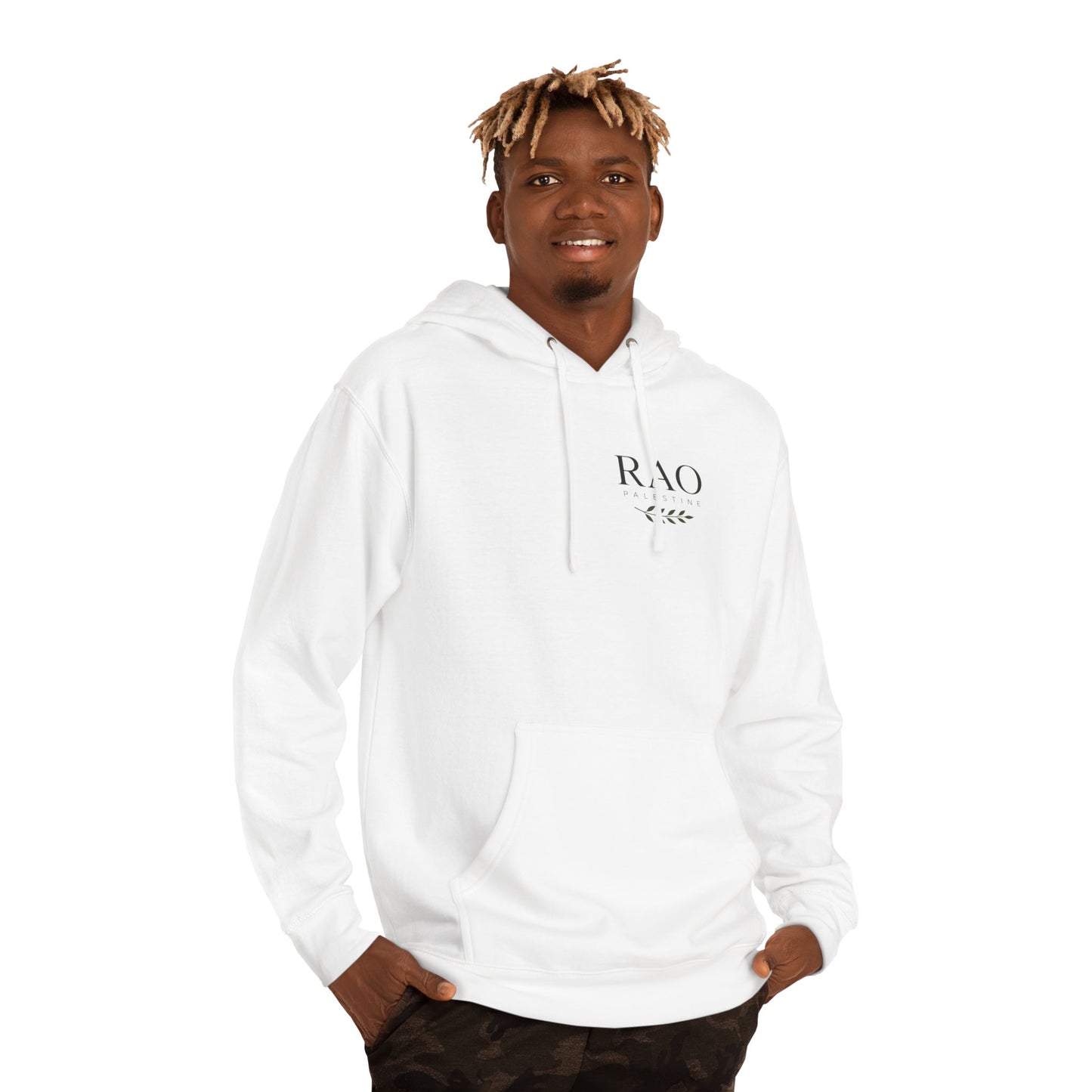 Palestine Olive Branch Hoodie | RAO Premium Peace Dove Pullover | Minimalist Unisex Hoodie