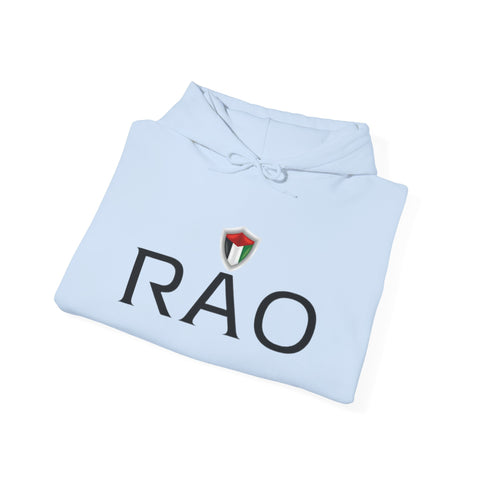 Stylish Unisex Hoodie with RAO Logo, Cozy Casual Wear, Gift for Him/Her, Perfect for Every Season, Ideal for Lounging or Outings