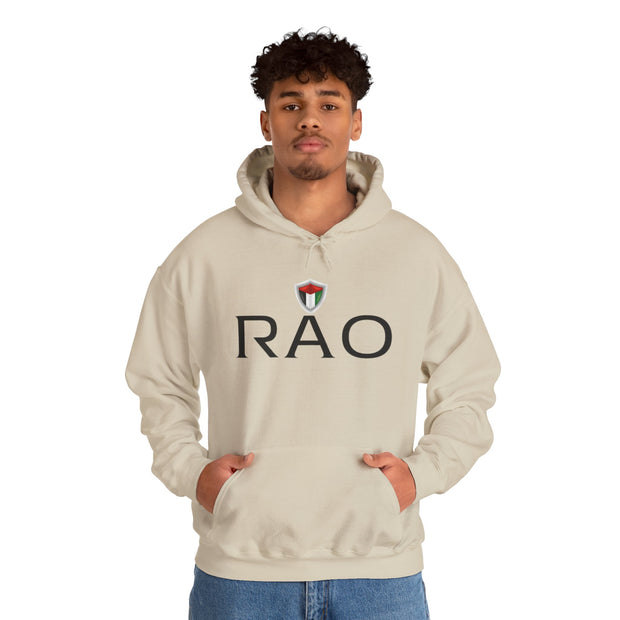 Stylish Unisex Hoodie with RAO Logo, Cozy Casual Wear, Gift for Him/Her, Perfect for Every Season, Ideal for Lounging or Outings